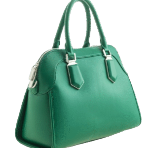 Emerald Luxe Structured Handbag